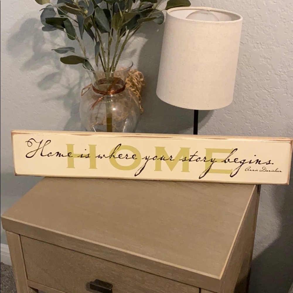 Wood sign